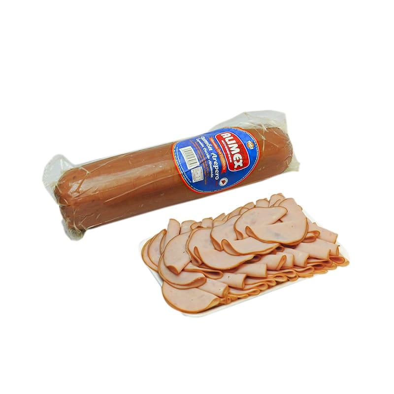JAMÓN DE ESPALDA ALIMEX AHUMADO DELGADO 500 GR
