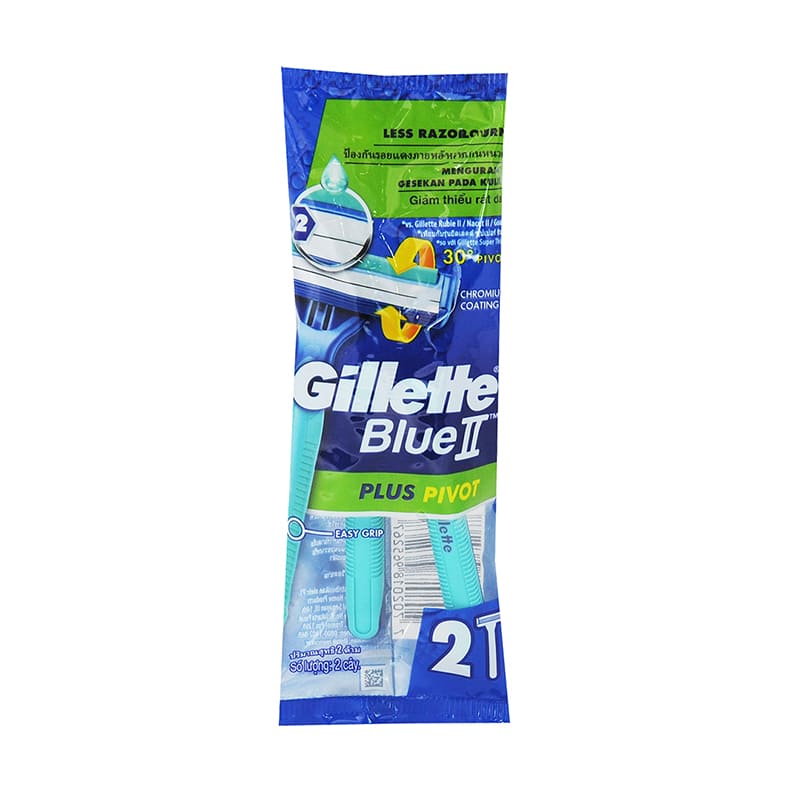 AFEITADORA GILLETTE  BLUE II 2 UNIDADES