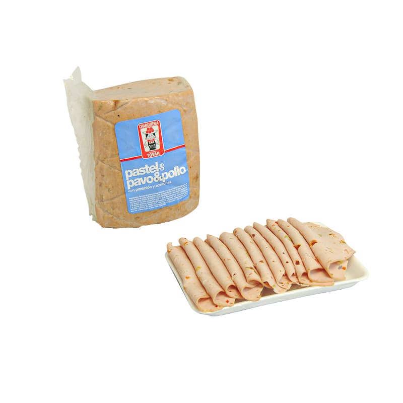 PASTEL DE POLLO PAVO TOVAR CON PIMENTÓN Y ACEITUNAS 250 GR