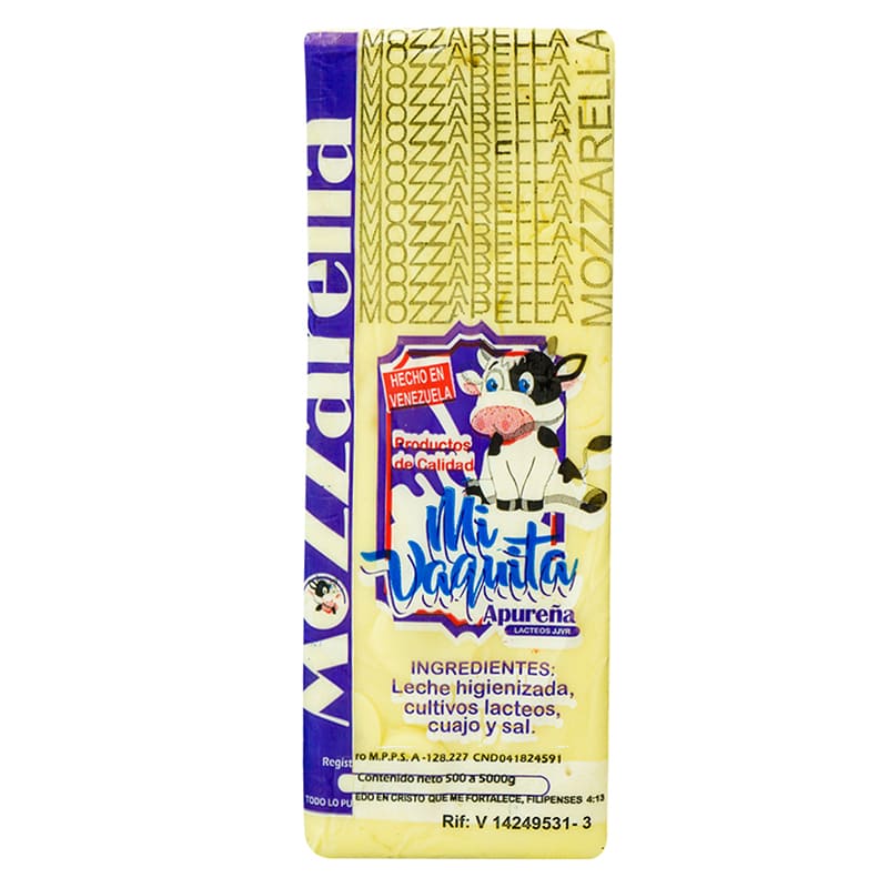 QUESO MOZZARELLA MI VAQUITA 250 GR