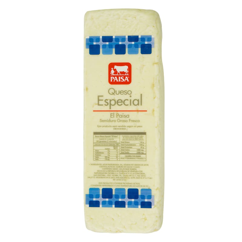 QUESO BLANCO ESPECIAL PAISA KG