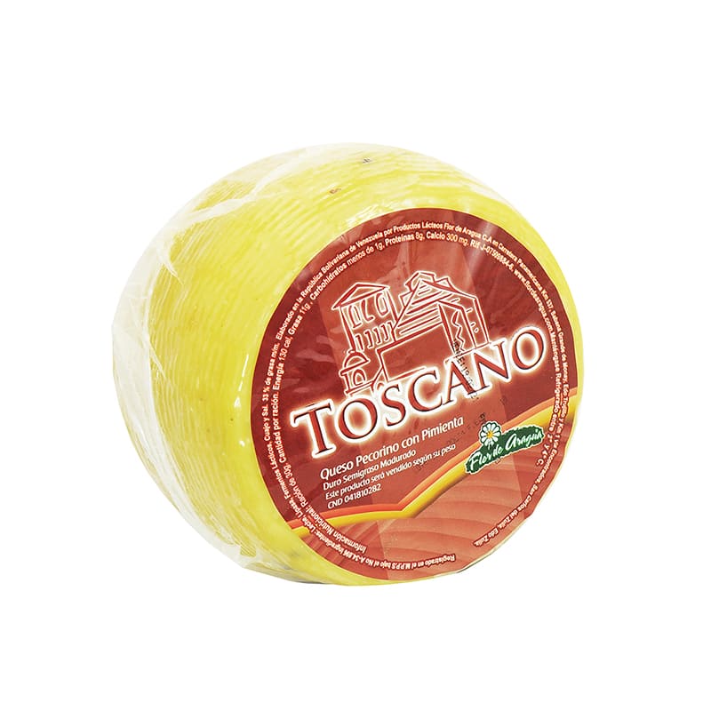 QUESO PECORINO TOSCANO CON PIMIENTA 500 GR