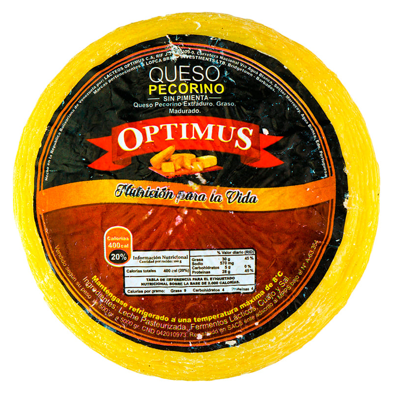 QUESO PECORINO OPTIMUS 250GR