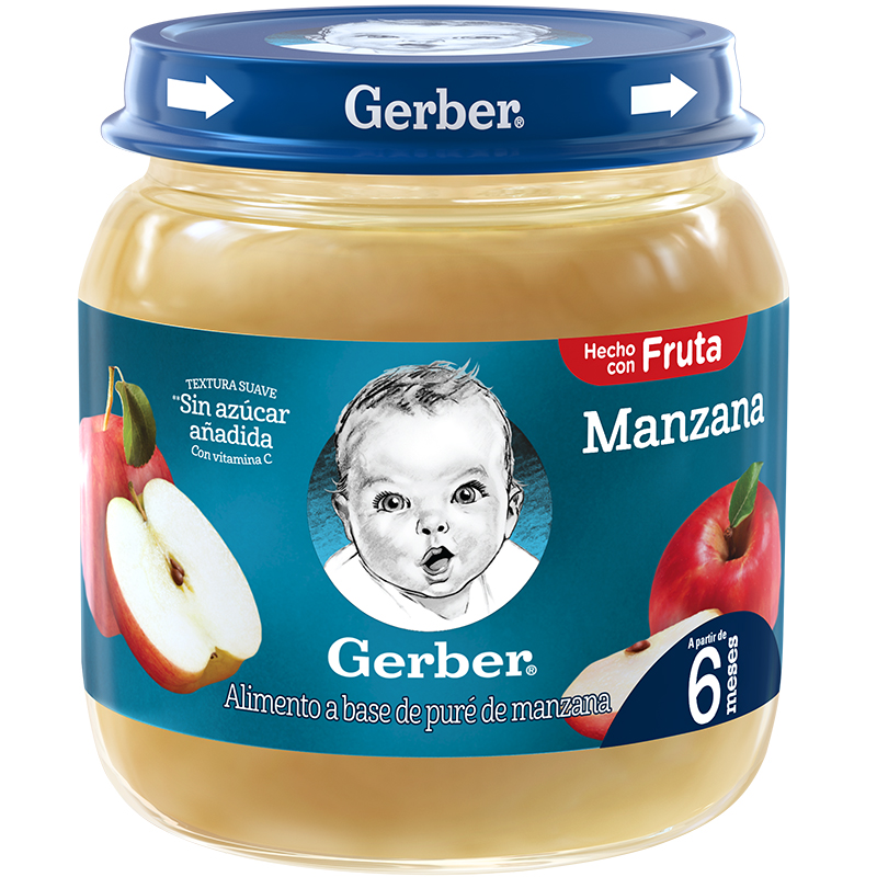 COMPOTA GERBER MANZANA 113GR