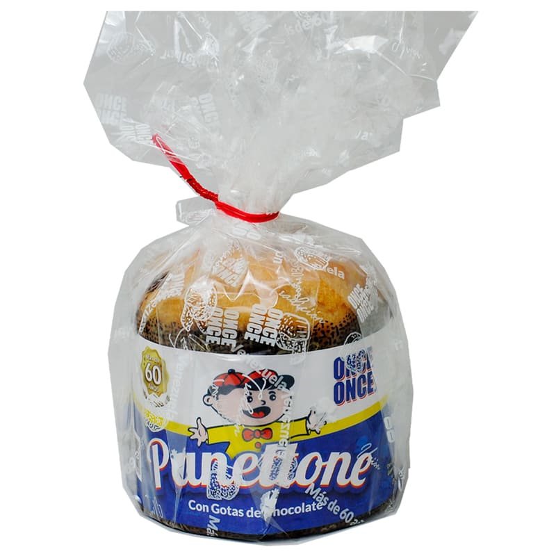 Panettone con chocolate Mini  Once Once