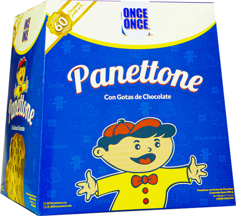 PANETTONE ONCE ONCE DE CHOCOLATE 500GR