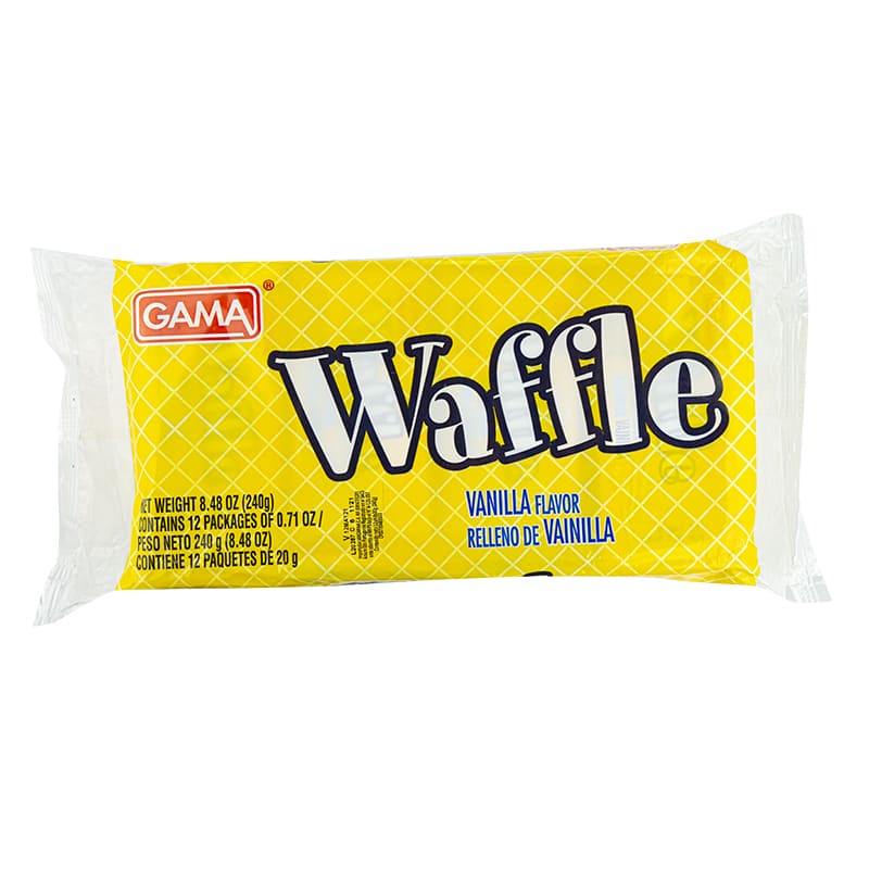 Galleta Wafer de Vainilla Gama 9 Unidades