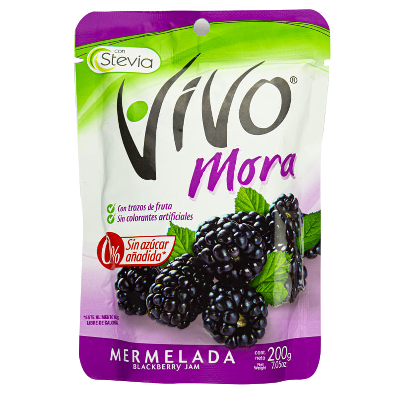 Mermelada de Mora Vivo 200Gr