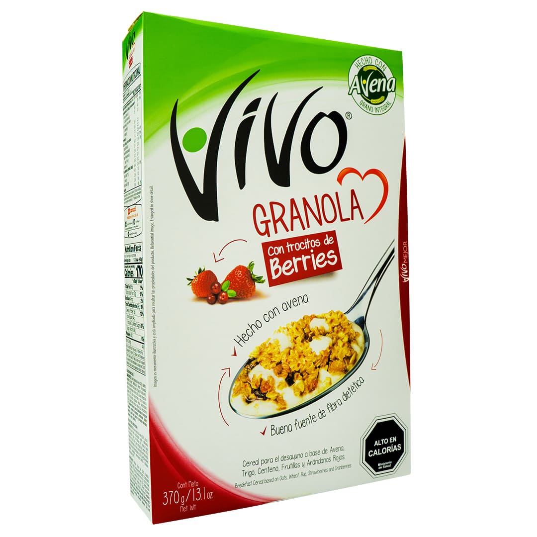 Granola Vivo de Fresa 370Gr