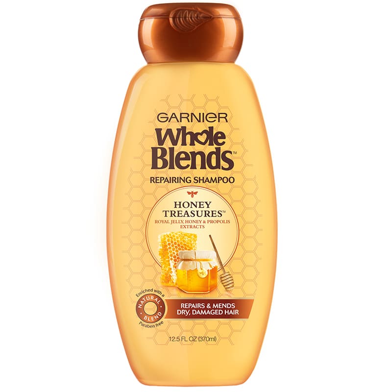 SHAMPOO WHOLE BLENDS HONEY TREASURES  GARNIER  12.5 OZ