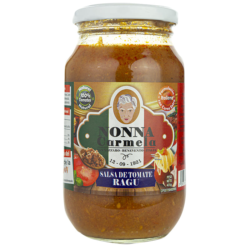 Salsa para Pasta Ragu Nonna Cramela 435Gr