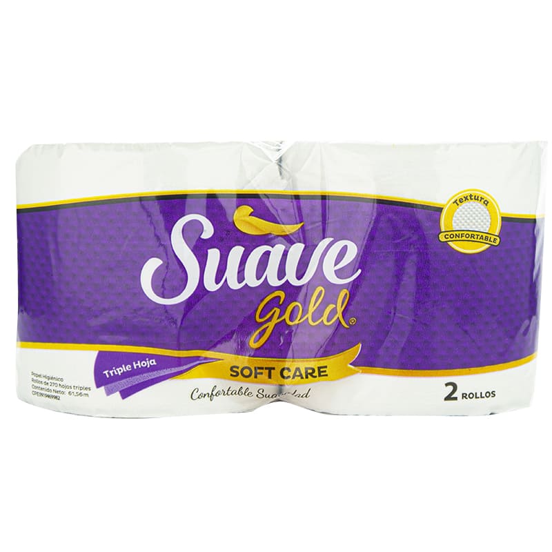 Papel Higienico Suave Gold Premium 2 Unidades