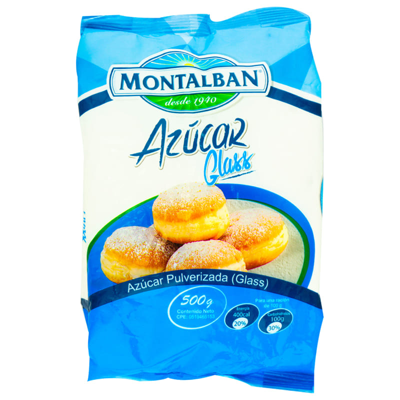 AZUCAR MONTALBAN GLASS 500 GR