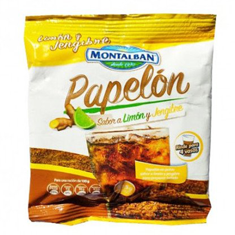 PAPELON MONTALBA CON LIMON Y JENGIBRE 115 GR