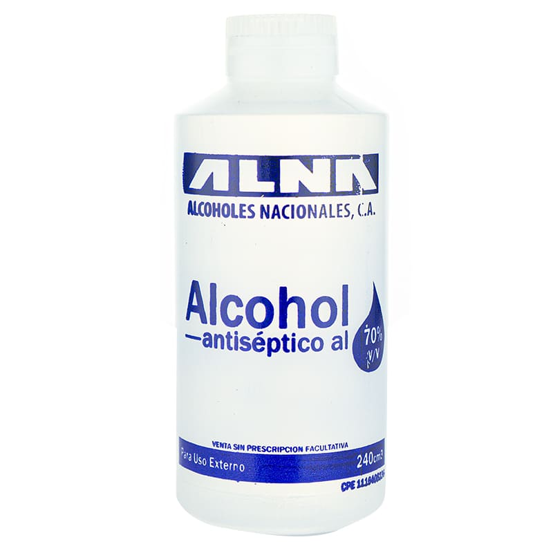 ALCOHOL ANTISEPTICO ALNA 240 ML 