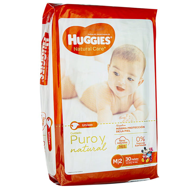 Pañales Huggies Talla M 30 Unidades
