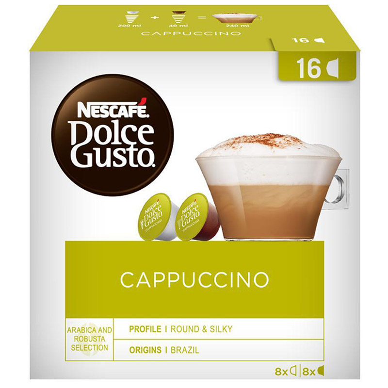 NESCAFE DOLCE GUSTO CAPPUCCINO 16 CAPULAS