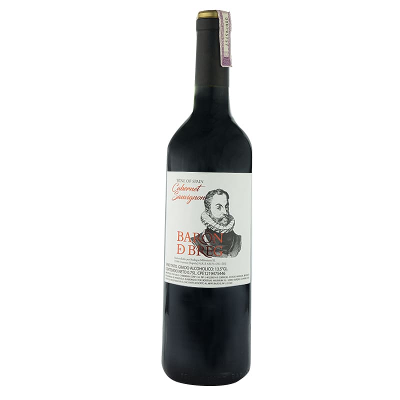 Vino Tinto Baron D Breg Cabernet Sauvignon 0.75Ml