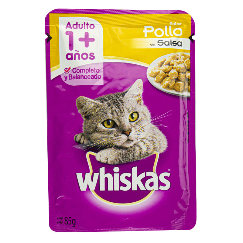 Sachet de Pollo Whiskas Adulto 85Gr