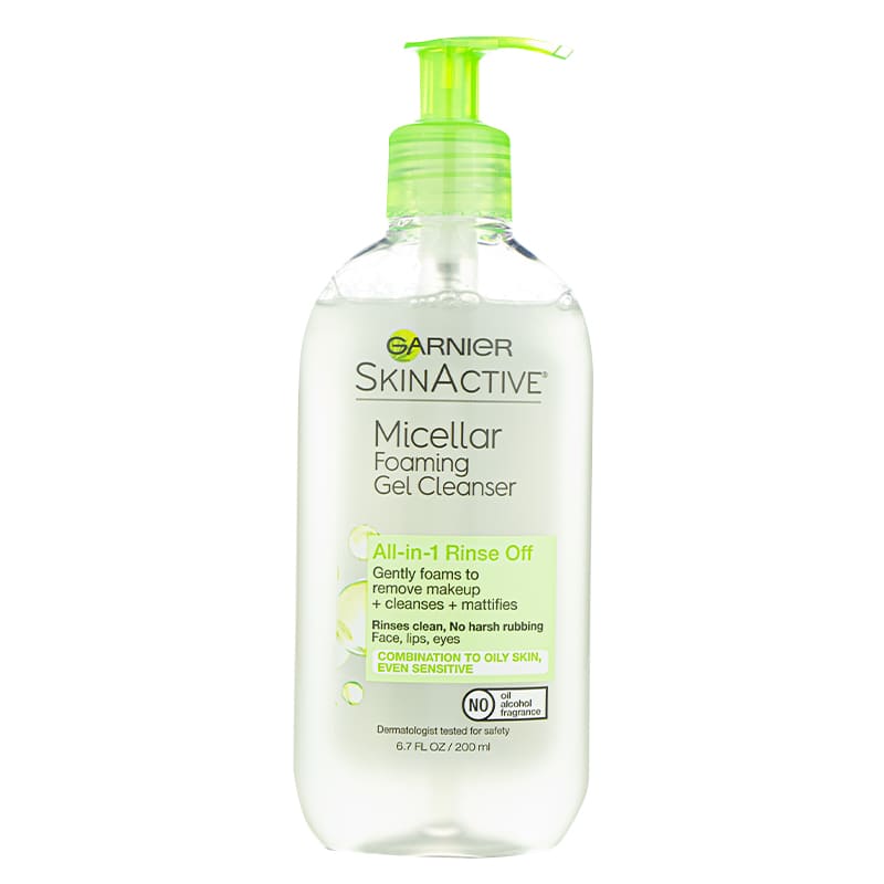 Agua Miselar Garnier en Gel Para Piel Grasa 200Ml