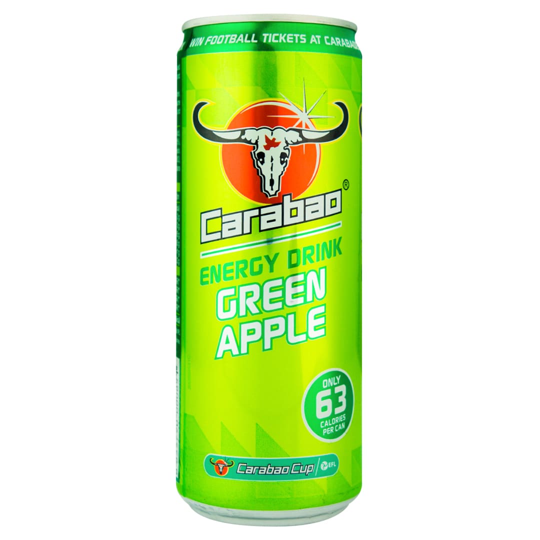 Bebida Energetica Carabao Manzana Verde 330Ml