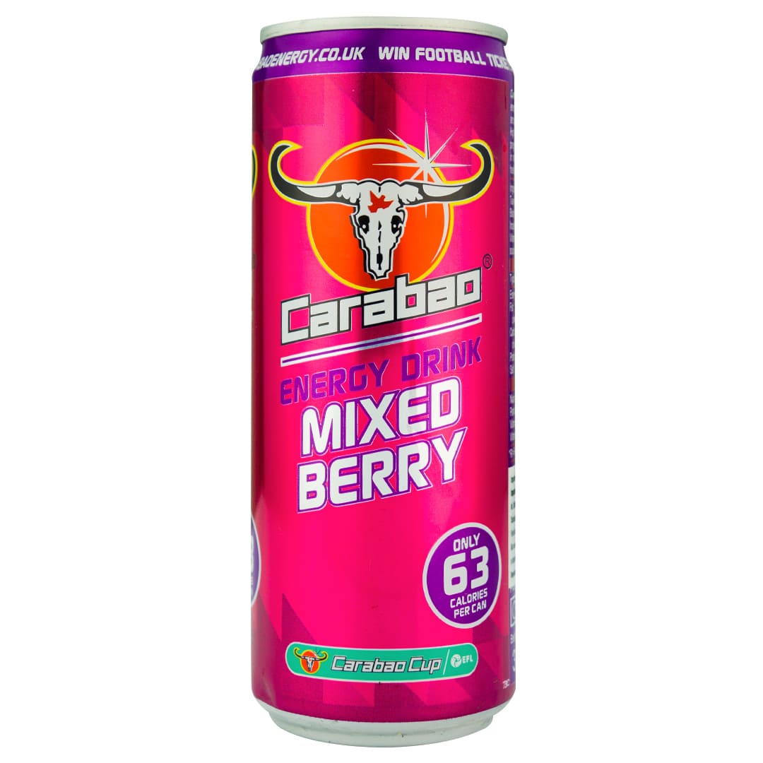 Bebida Energetica Carabao Mixed Berry 330Ml