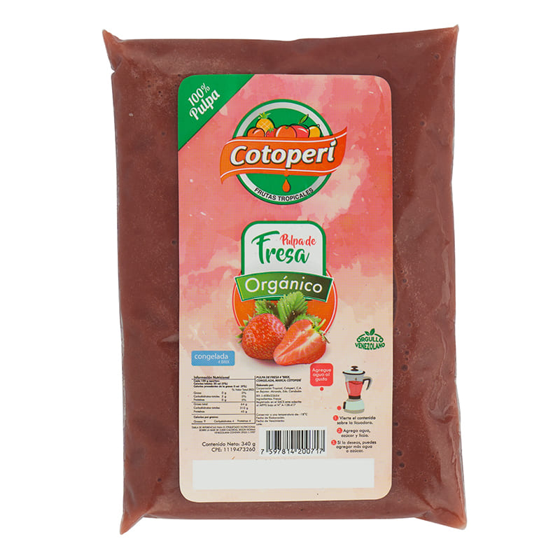 Pulpa De Fresa Cotoperi 340Gr