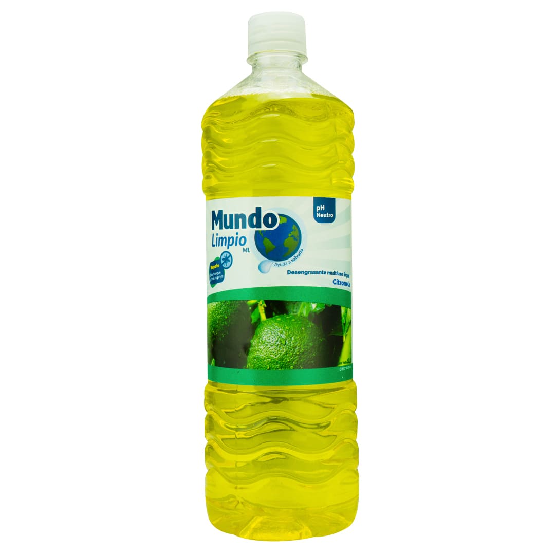 DESENGRASANTE MUNDO LIMPIO CITRONELA 1LT