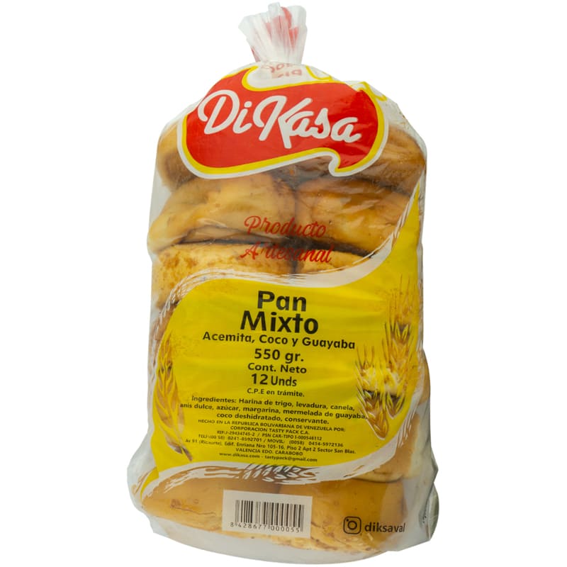PAN  DE COCO DIKASA 6 UNIDADES