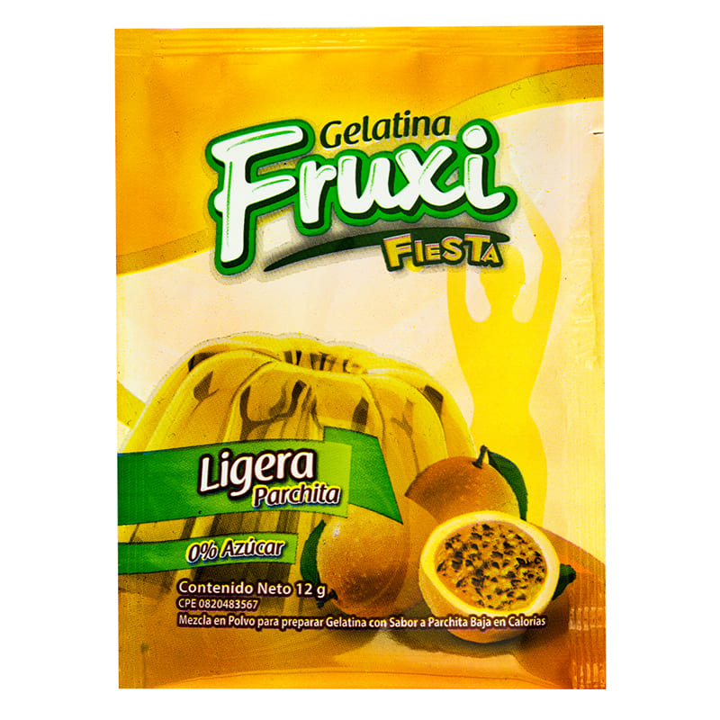 GELATINA FRUXI 0 AZUCAR PARCHITA
