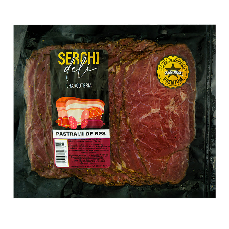 PASTRAMI DE RES SERCHICAR REBANADO