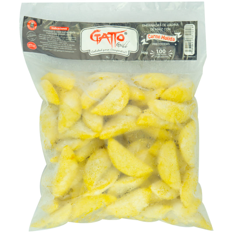 EMPANADITAS DE CARNE MOLIDA GATTO GRILL  100UND