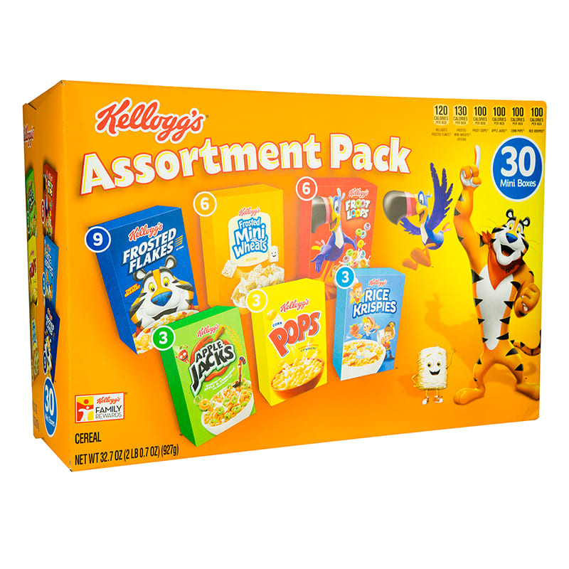 Cereal Variado Kelloggs 30 Unidades