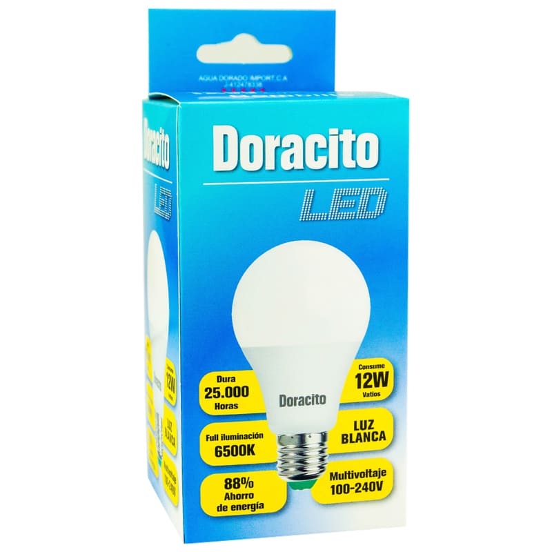 BOMBILLO DORACITO LED 12W