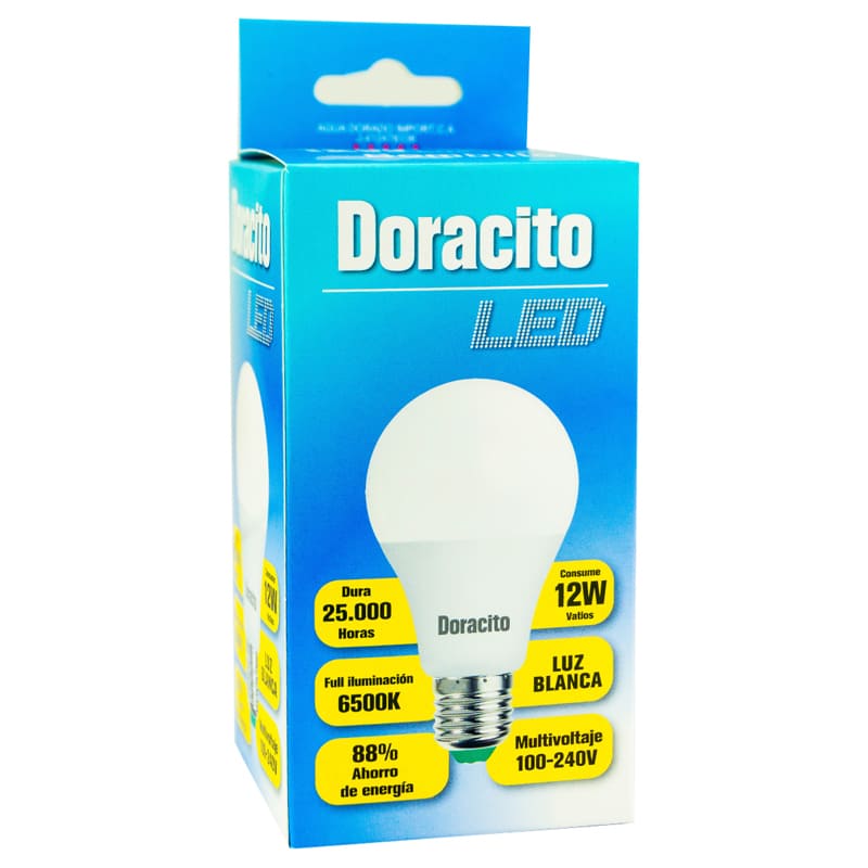 BOMBILLO LED 9W LUZ DORACITO BLANCA E27