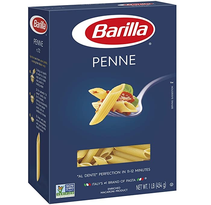 Pasta Barilla Penne 454 Gr
