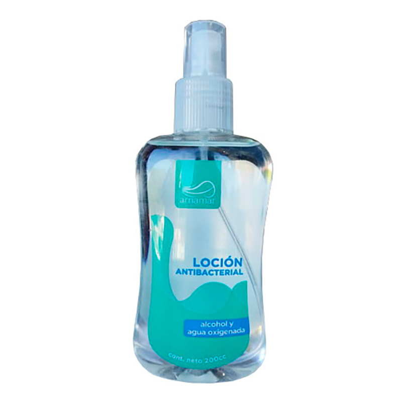 LOCION ANTIBACTERIAL CON ATOMIZADOR ARNAMAR 200 CC