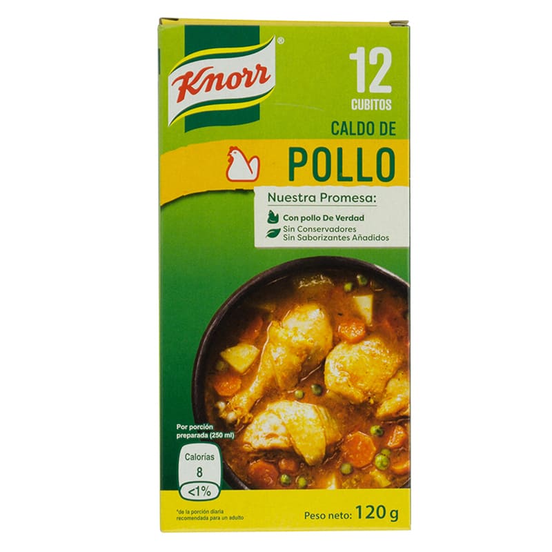 Cubitos de Pollo Knorr 12 Unidades