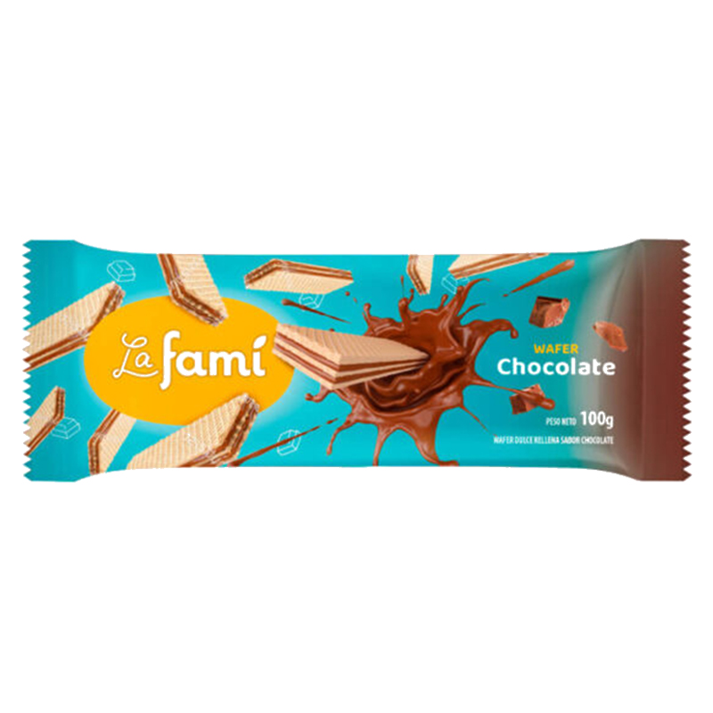 GALLETA DE CHOCOLATE WAFER LAFAMI 100GR