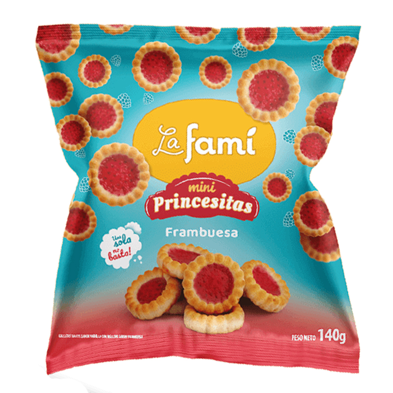 GALLETA DE FRAMBUESA LAFAMI 140GR