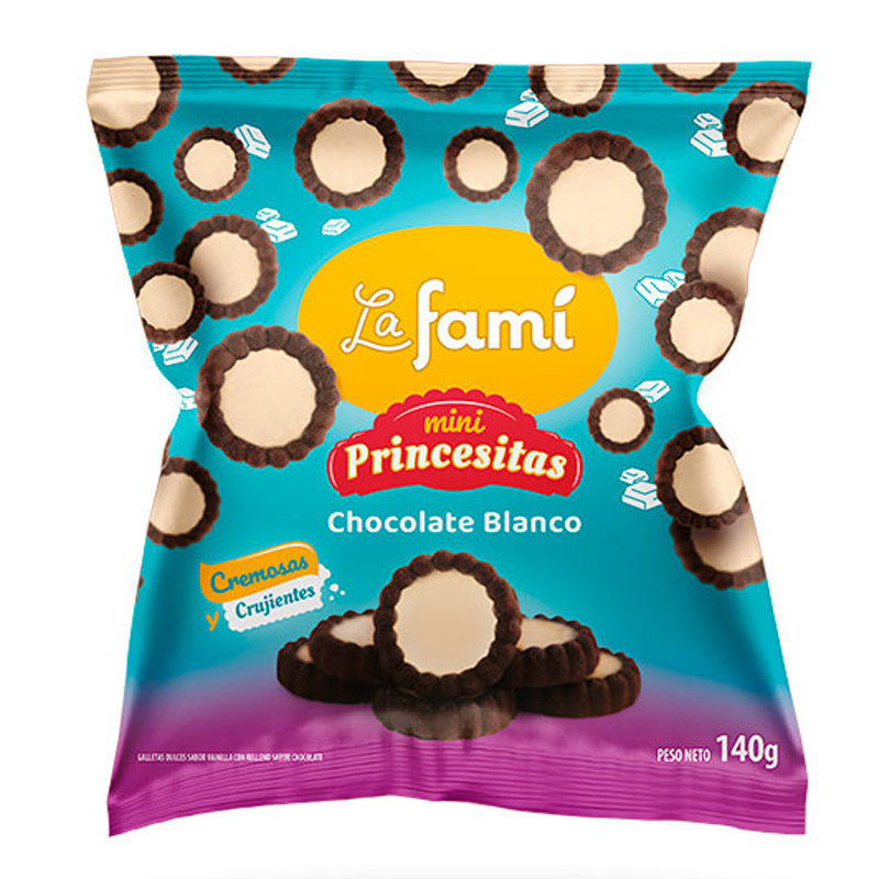 GALLETA DE CHOCOLATE BLANCO LAFAMI 140GR