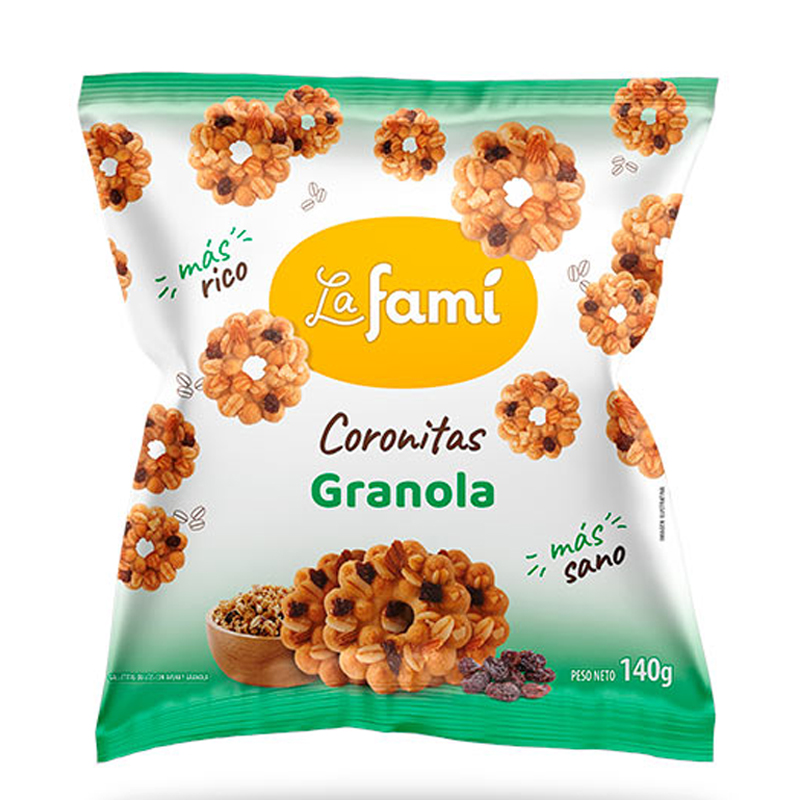 GALLETA DE AVENA Y GRANOLA LAFAMI 140GR