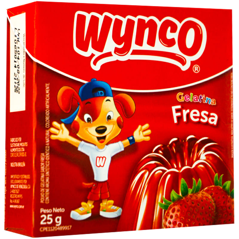 GELATINA WYNCO FRESA 25GR