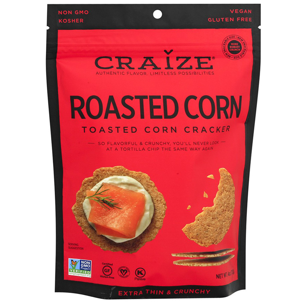 Galletas de maíz tostado sabor tostado 113gr