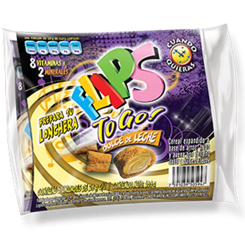 FLIPS DULCE DE LECHE 4UND