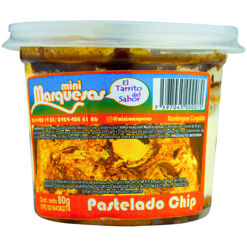 MARQUESA DE PASTELADO CHIP EL TARRITO 80GR