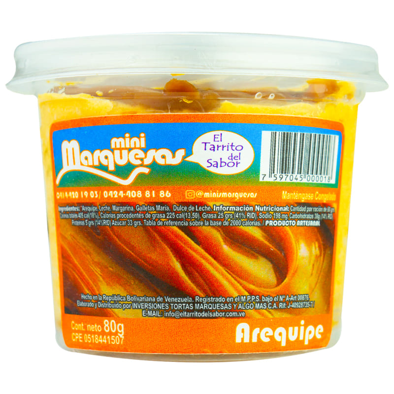 MARQUESA DE AREQUIPE EL TARRITO 80GR
