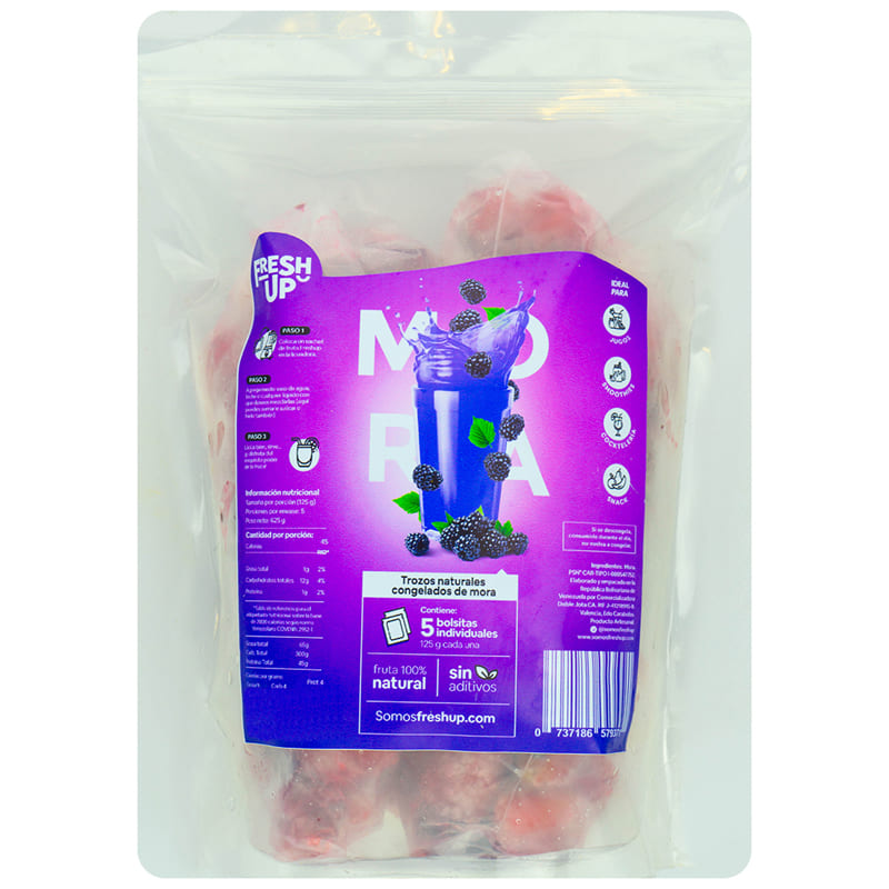 MORA CONGELADA FRESH UP 625GR