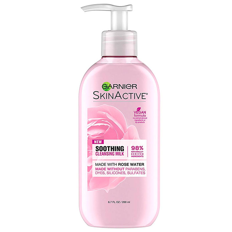 LIMPIADORA GARNIER LECHE Y AGUA DE ROSAS