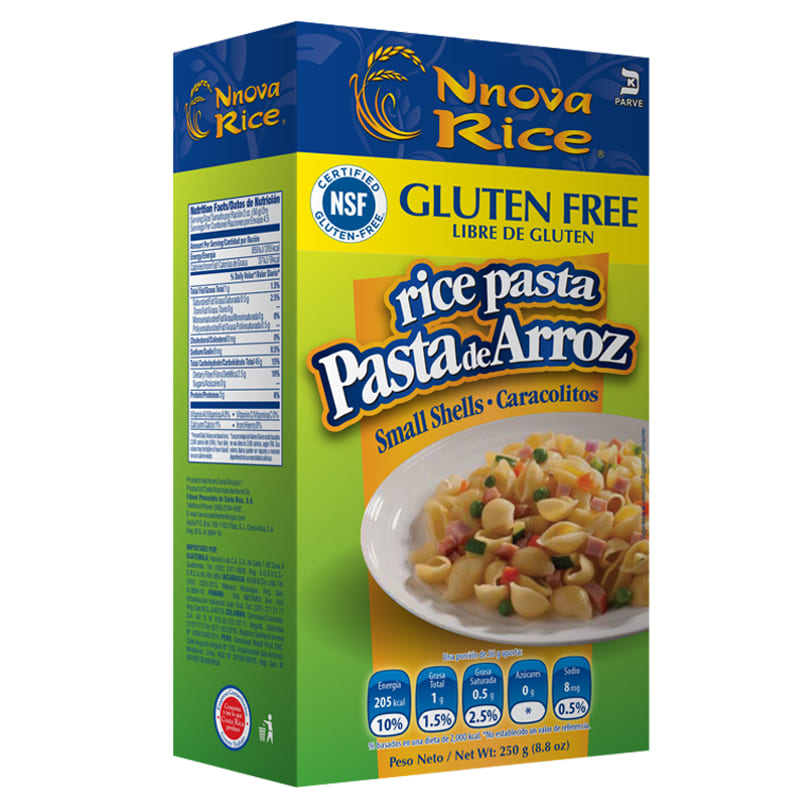 Pasta de Arroz caracolito Nnova Rice 250 gr